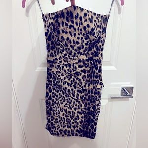 Leopard mini dress